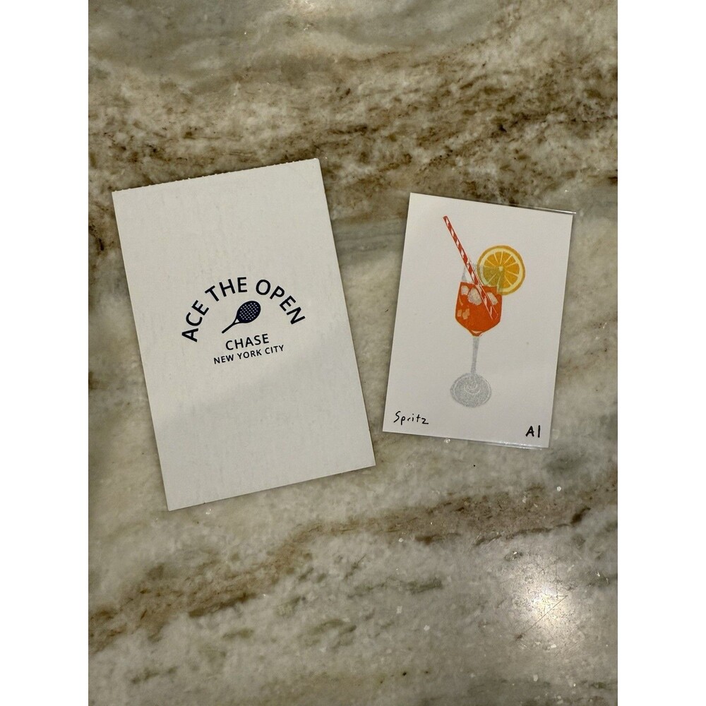 US Open Tennis 2025 Ana Inciardi Mini Print SPRITZ Chase Limited Edition